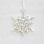 Silver Snowflake Ornament - Wedding Decoration