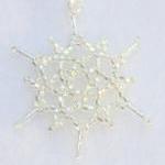 Silver Snowflake Ornament - Wedding Decoration