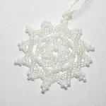 White Snowflake Ornament No. 1